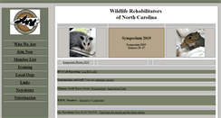 Desktop Screenshot of ncwildliferehab.org